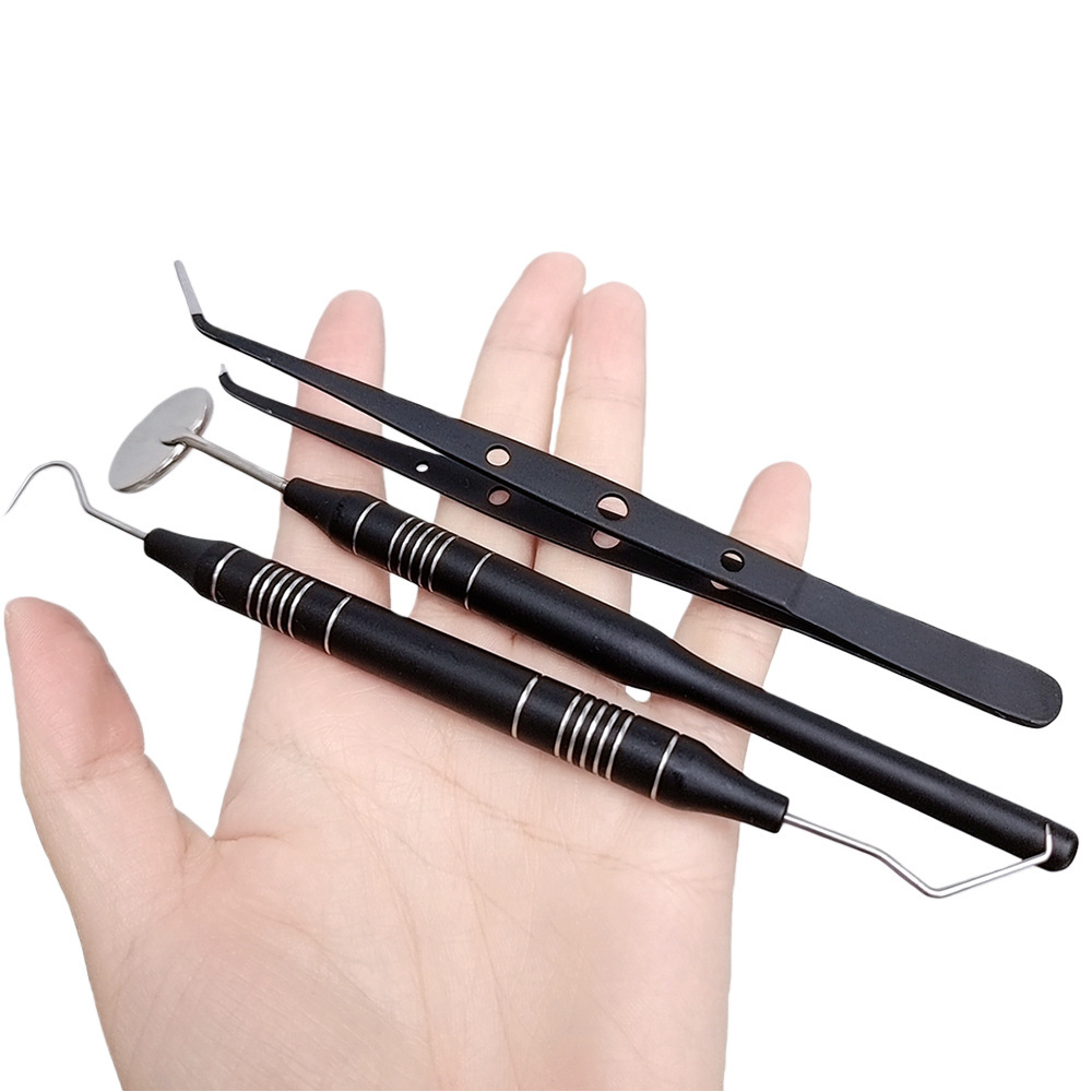 Dental Mirror Probe - طقم أدوات طب الأسنان من الفولاذ