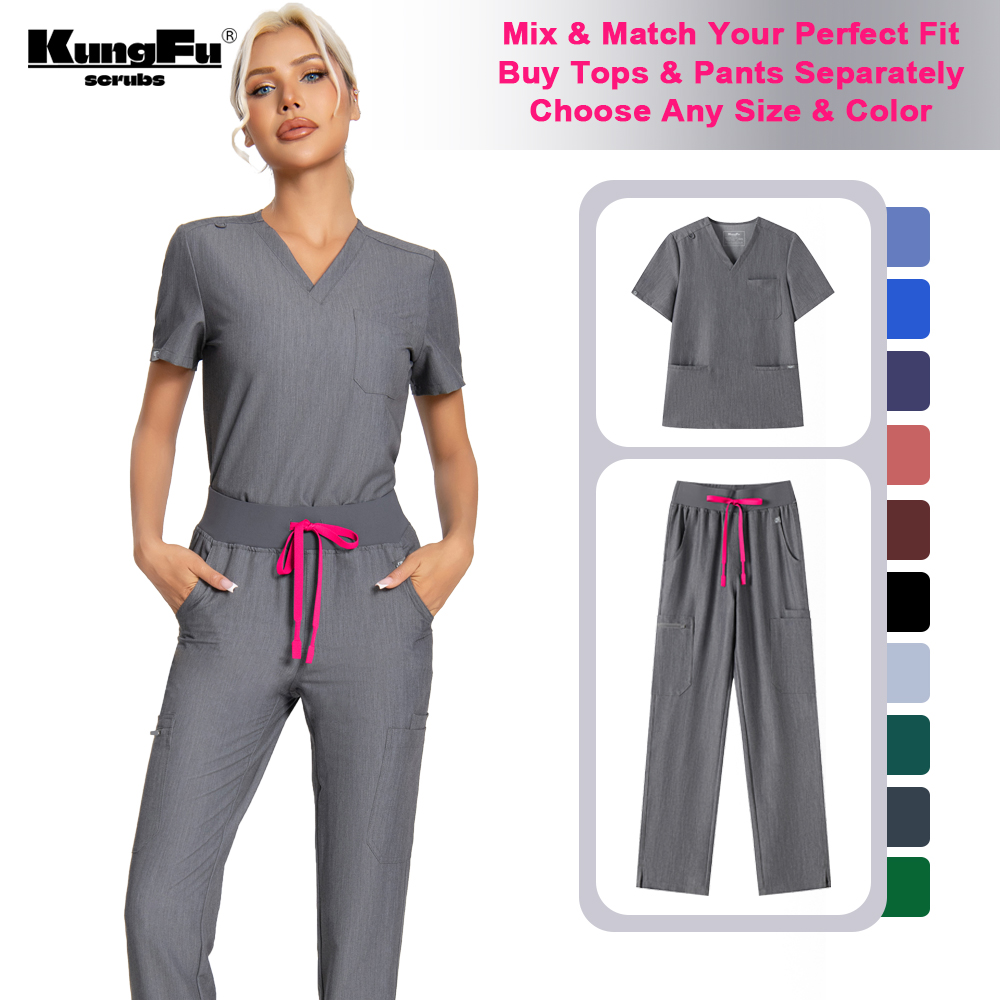 Medical Lab Uniform - الكونغفو الدعك النساء ممرضة الدعك الزي