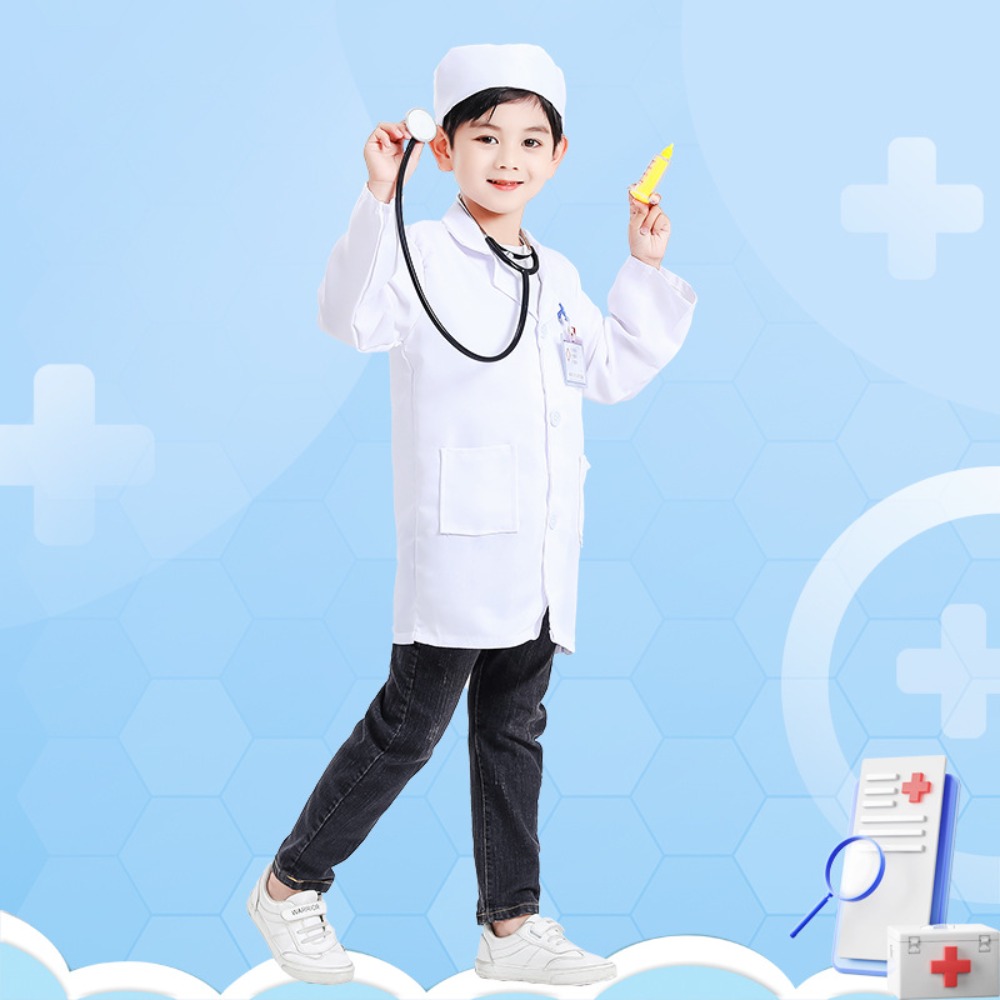Medical Labs - مجموعة أزياء لعب دور الطبيب والممرضات