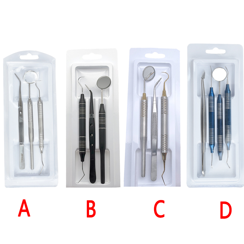 Dental Mirror Probe - طقم تنظيف الفم للأسنان مكشطة مرآة