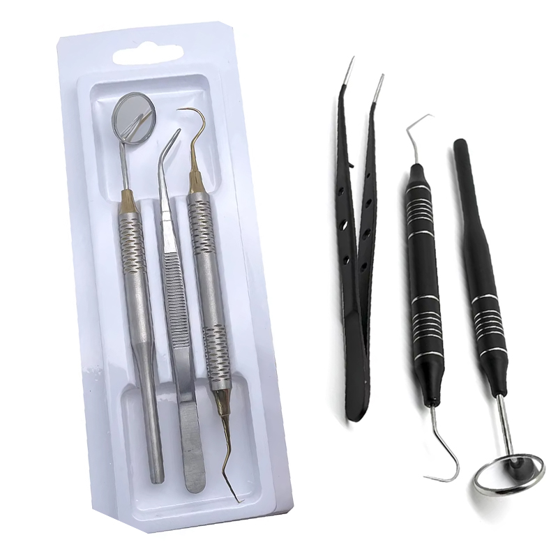 Dental Mirror Probe - طقم مرآة ومسبار فم الأسنان من