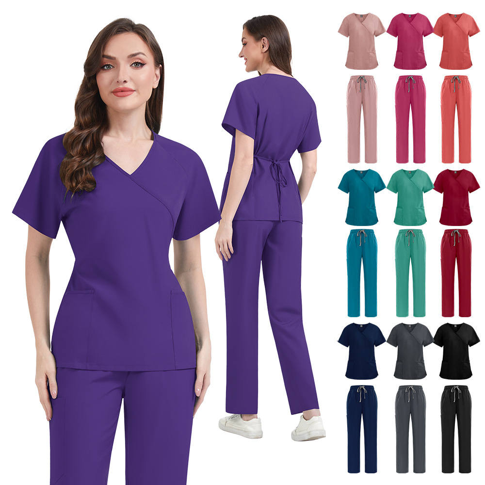 Medical Lab Uniform - أطقم سكرابز نسائية بقصة ضيقة، زي