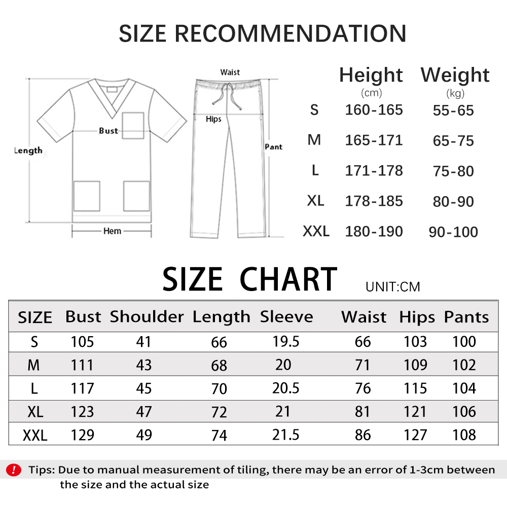 الزي الجراحي امرأة فرك مجموعة  - مراجعة Medical Lab Uniform وسعره