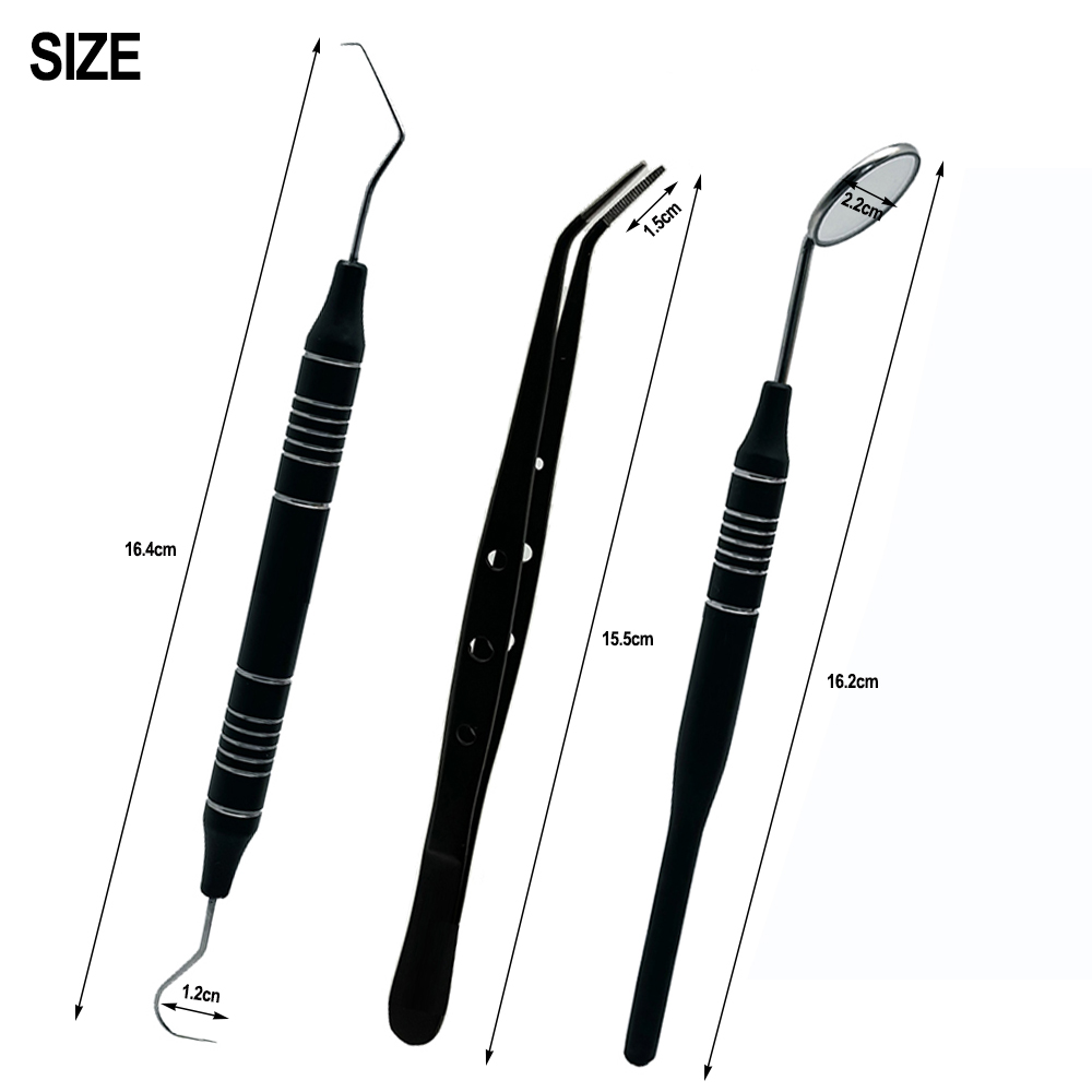 5 قطعة الأسنان مزدوجة نهاية ال - مراجعة Dental Mirror Probe وسعره