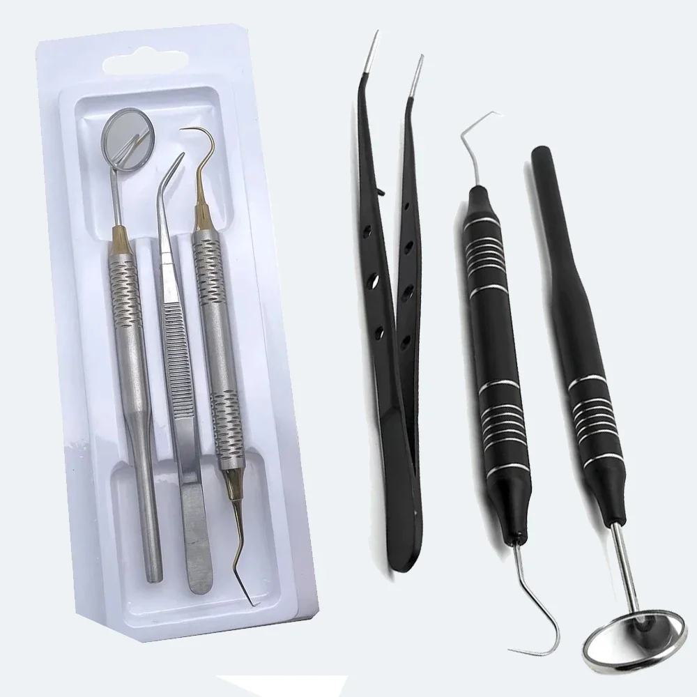 مجموعة فحص الأسنان من الفولاذ  - مراجعة Dental Mirror Probe وسعره
