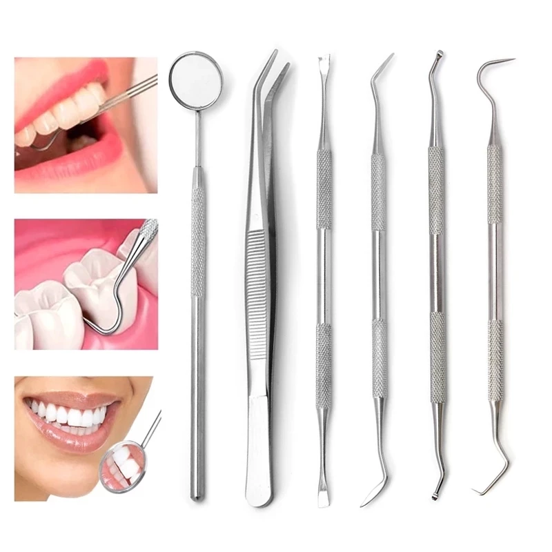 3 قطعة/4 قطعة الفولاذ المقاوم  - مراجعة Dental Mirror Probe وسعره