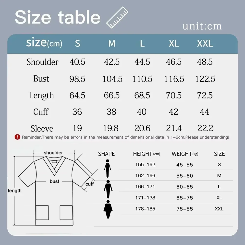 Women Short Sleeve V Neck Shir - مراجعة Medical Lab Uniform وسعره