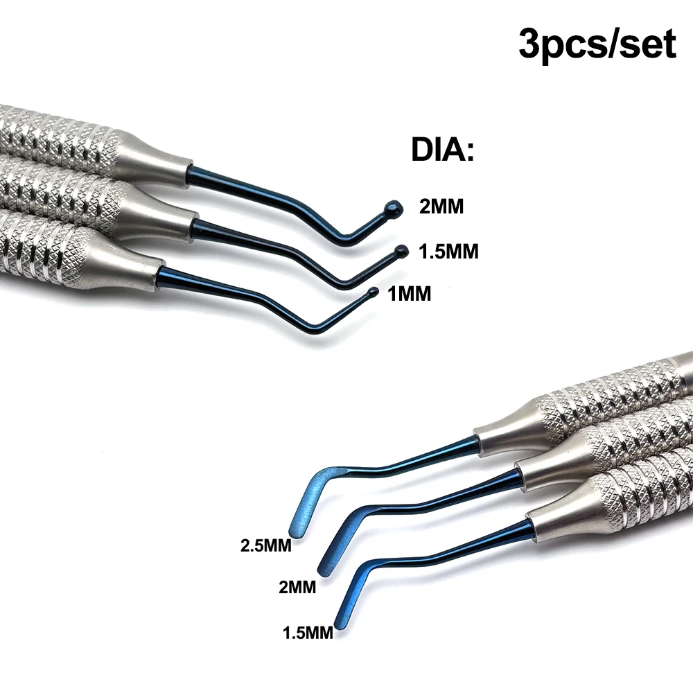 مجموعة من 3 ملاعق حشو الأسنان  - مراجعة Dental Mirror Probe وسعره